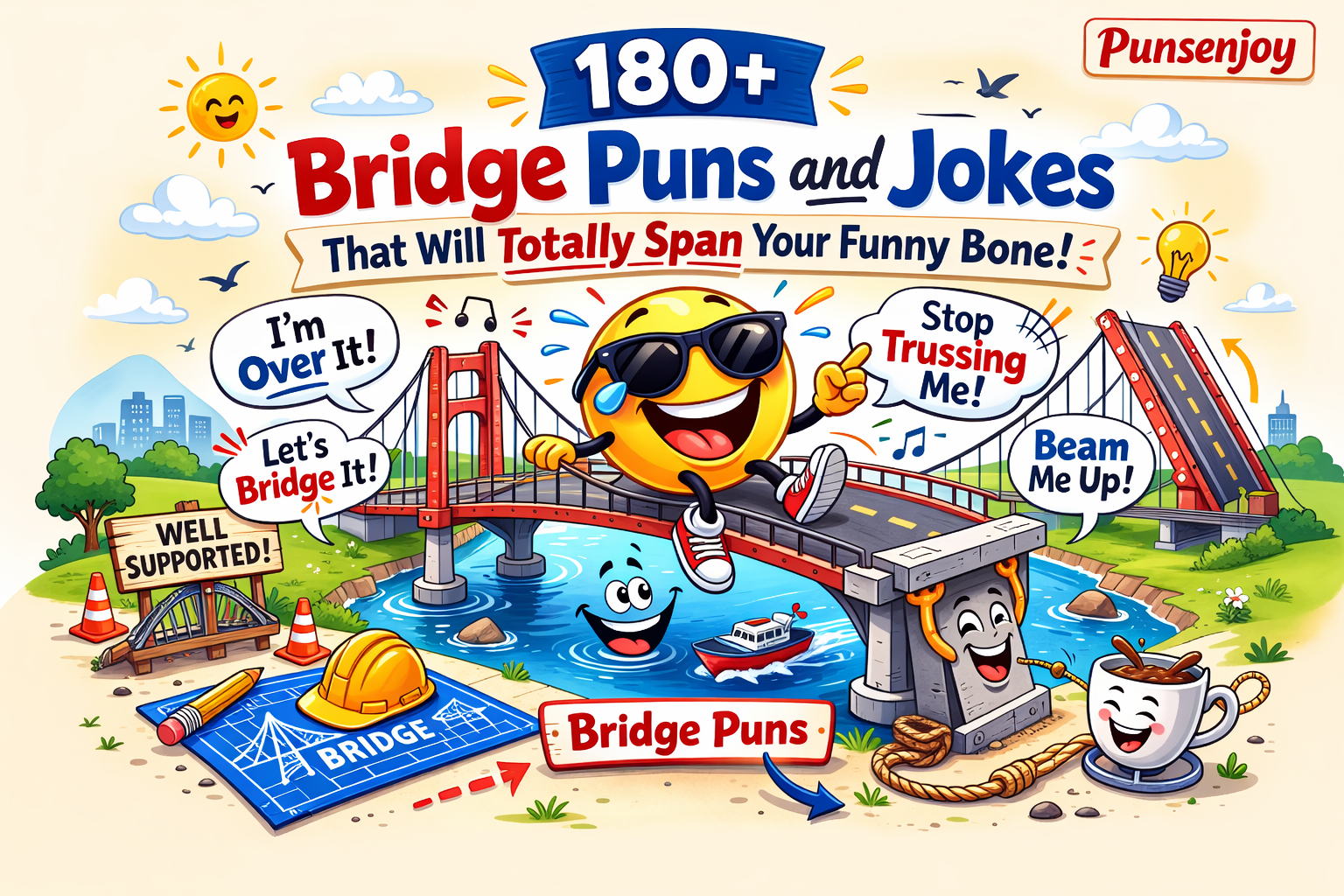 bridge puns and jokes