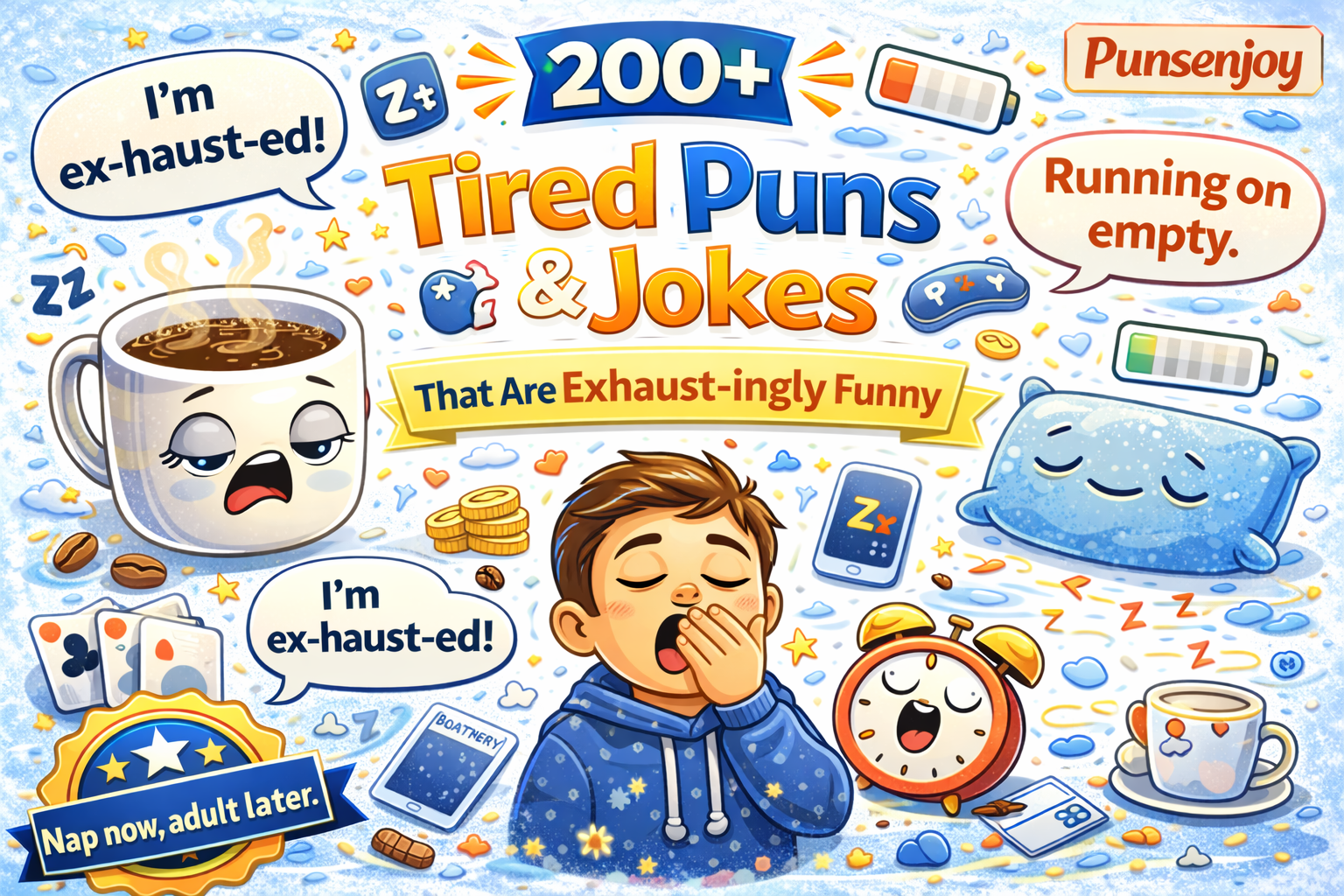 tired puns