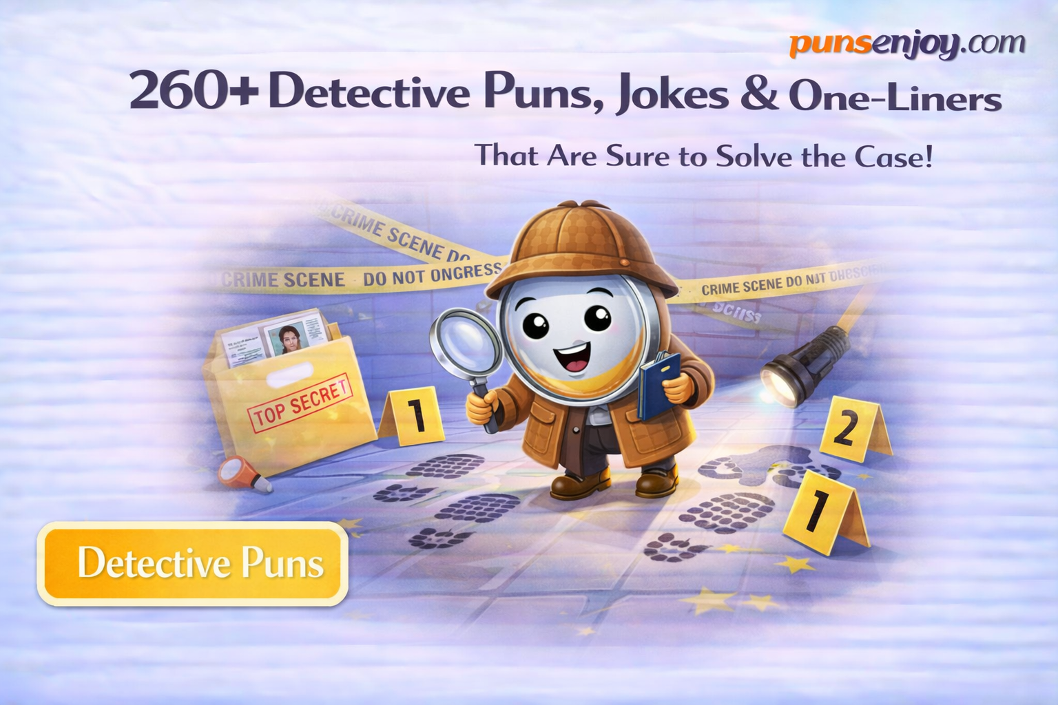 detective puns jokes and one liners