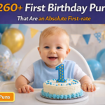 first birthday puns