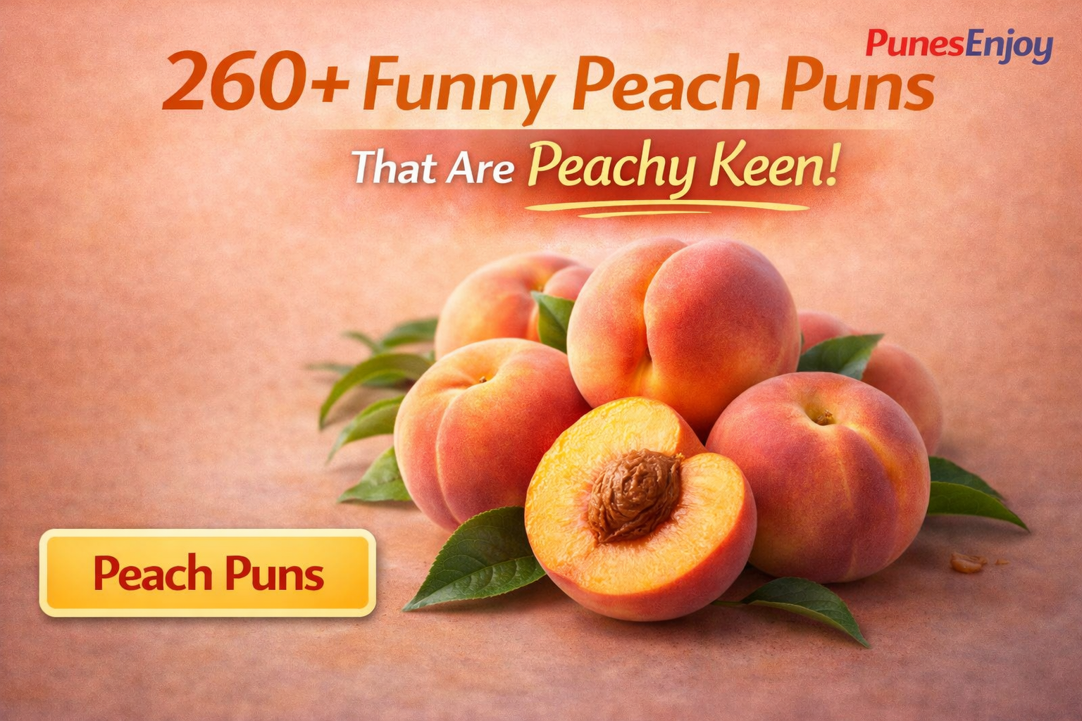 funny peach puns