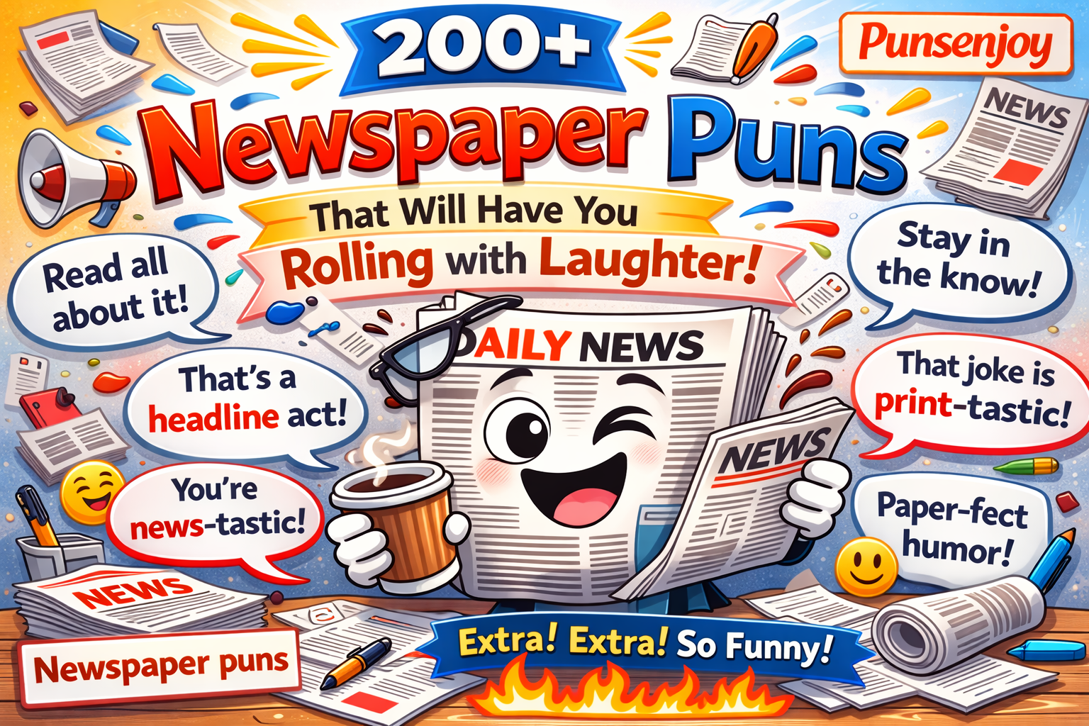 newspaper puns