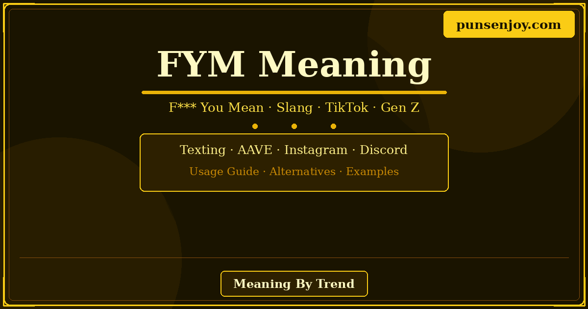 fym meaning