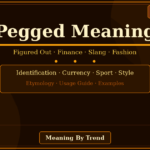 pegged meaning