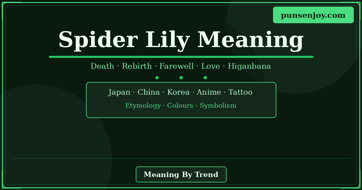 spider lily meaning