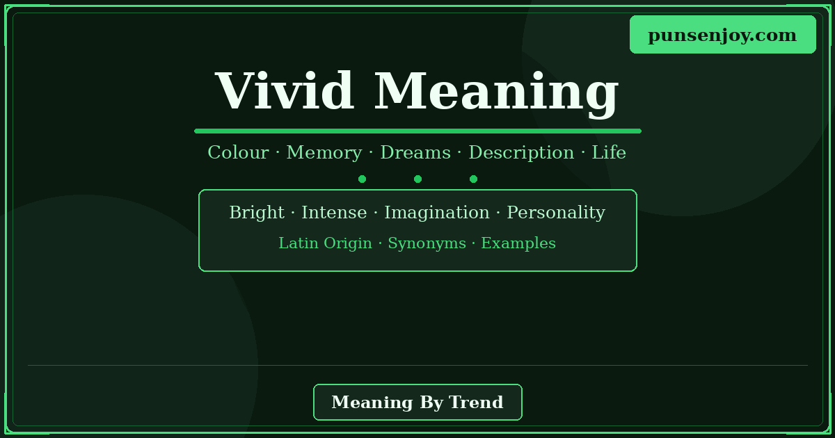 vivid meaning