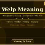 welp meaning