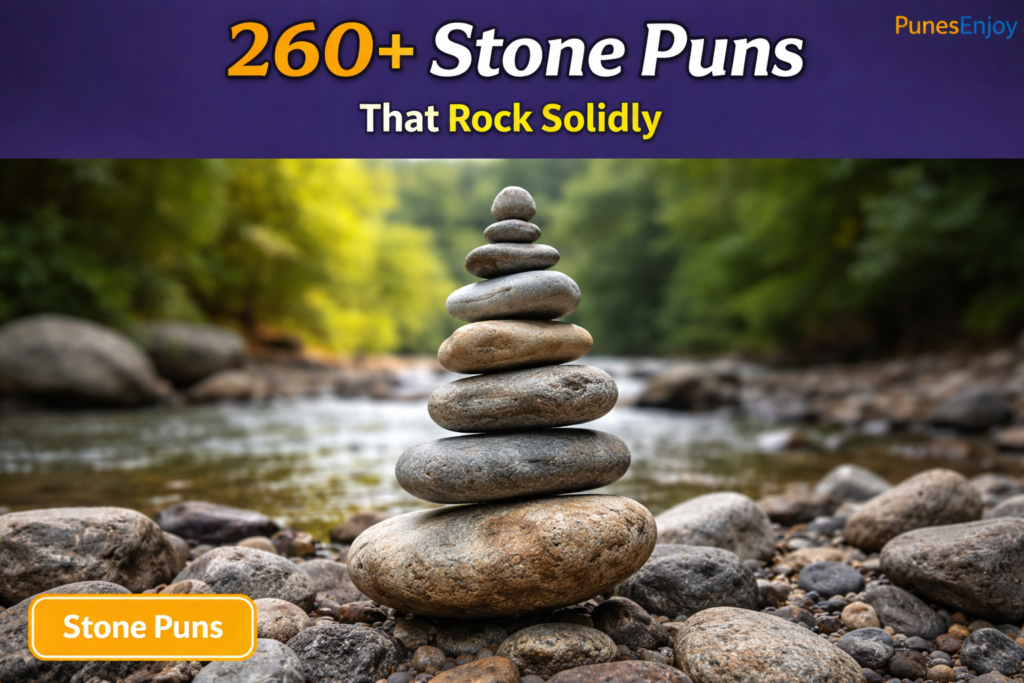 Collection of 260+ funny stone puns and rock jokes that are gem-erally hilarious - PunsEnjoy.com