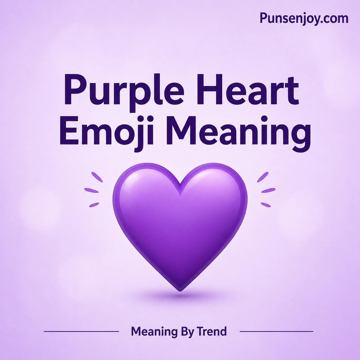 purple heart emoji meaning