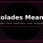 accolades-meaning