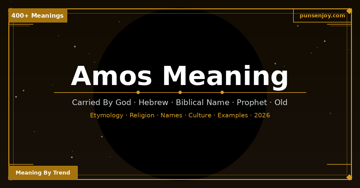 amos-meaning