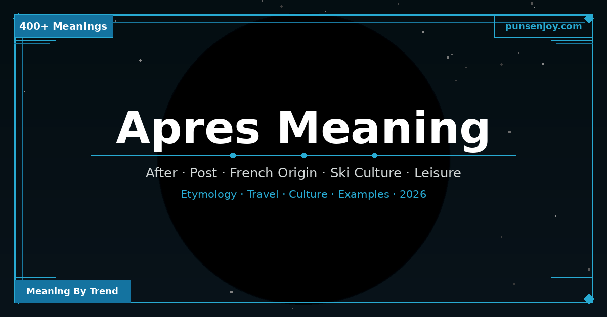 apres meaning