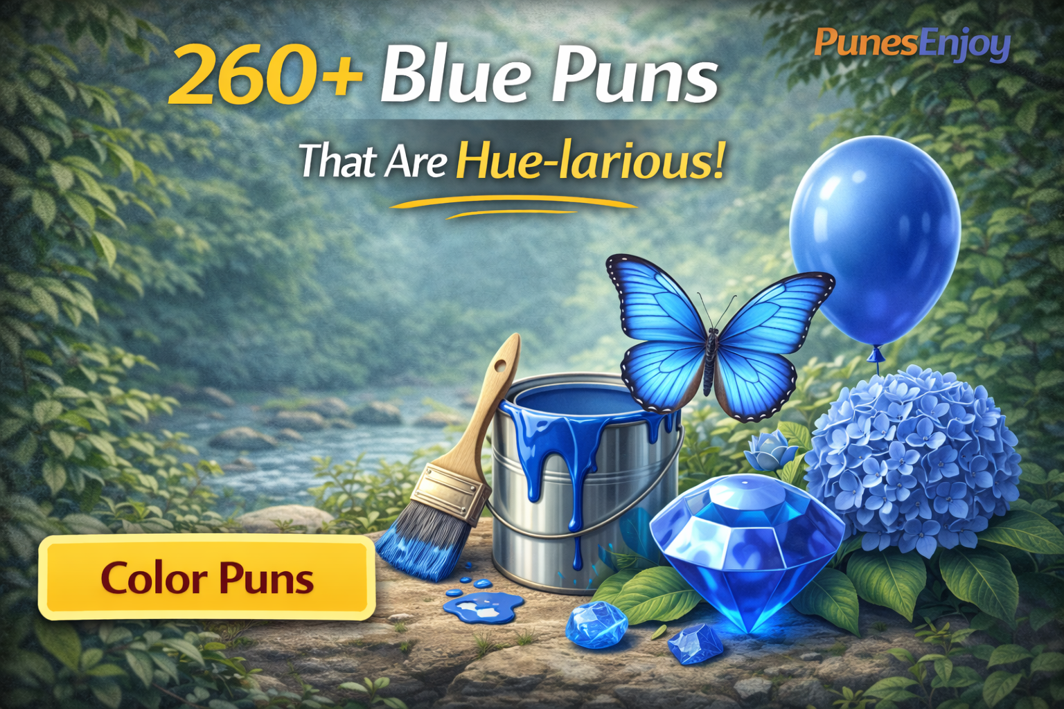 blue puns