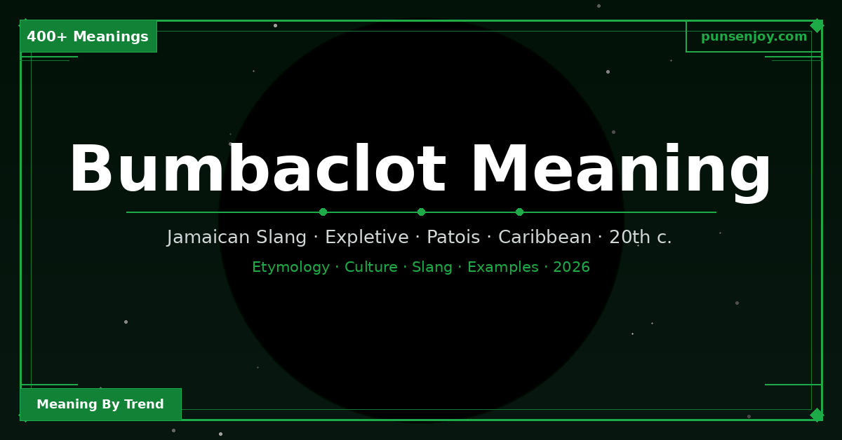 bumbaclot meaning