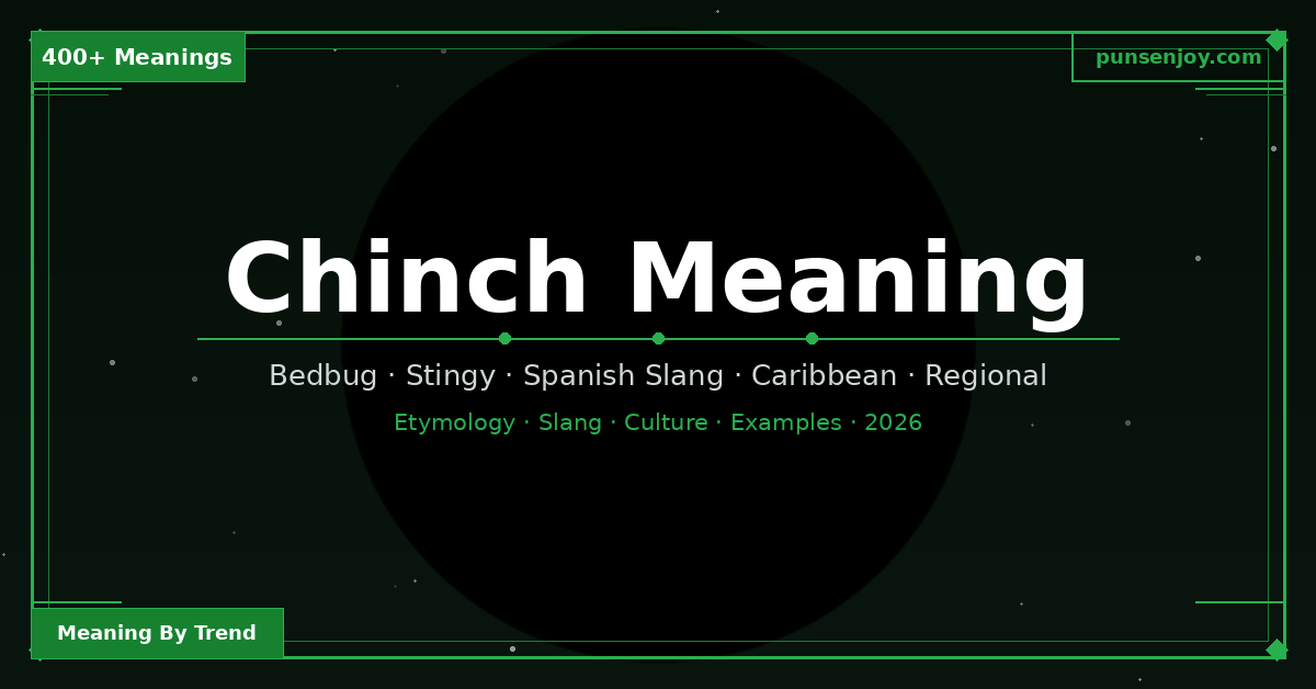 chinch-meaning