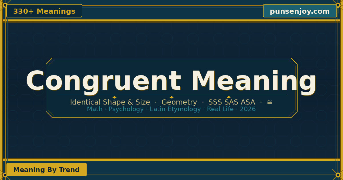 congruent meaning