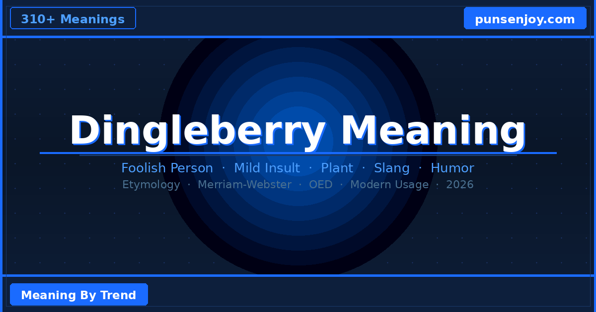 dingleberry meaning