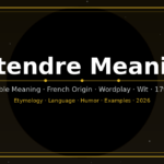 entendre-meaning