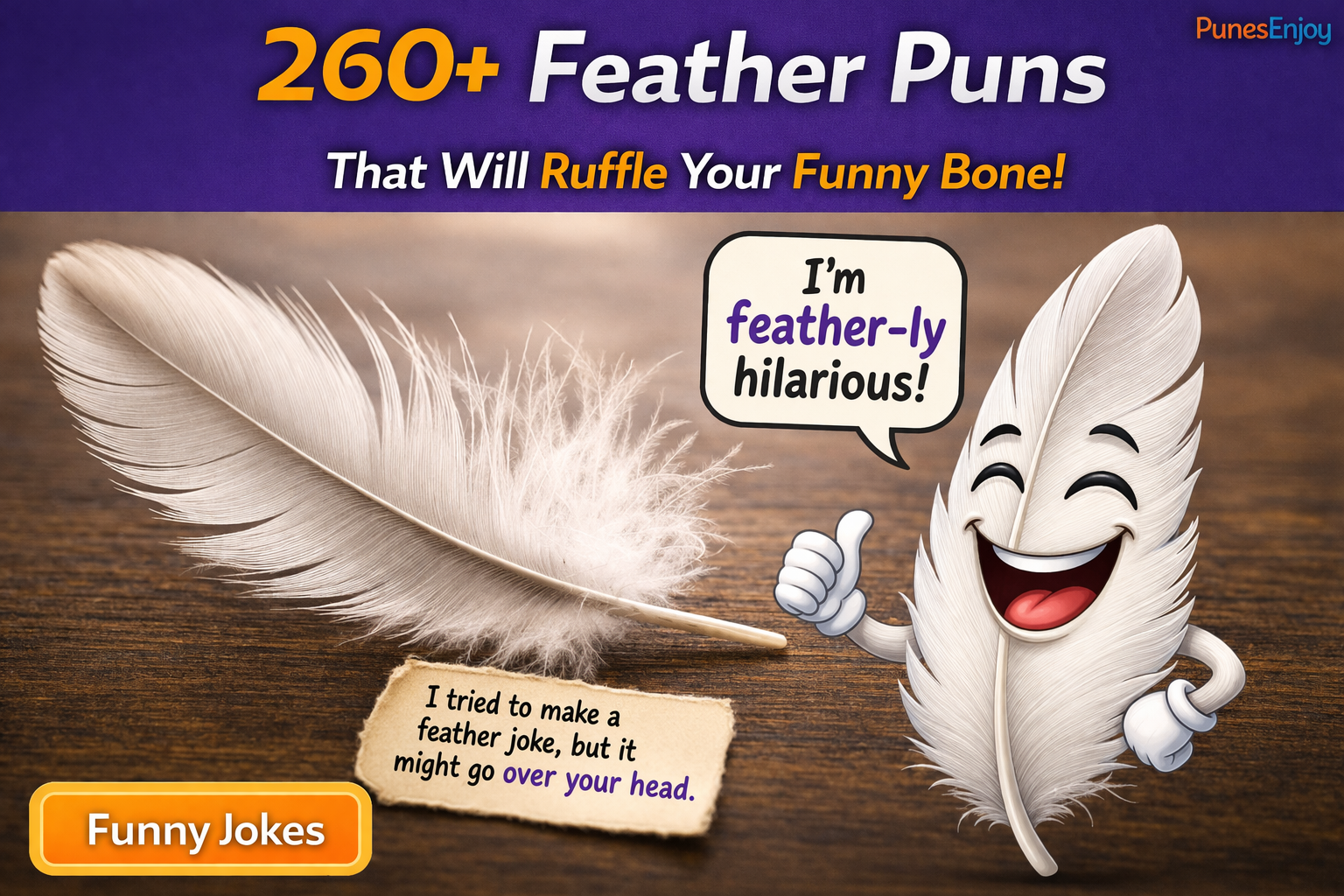 feather puns