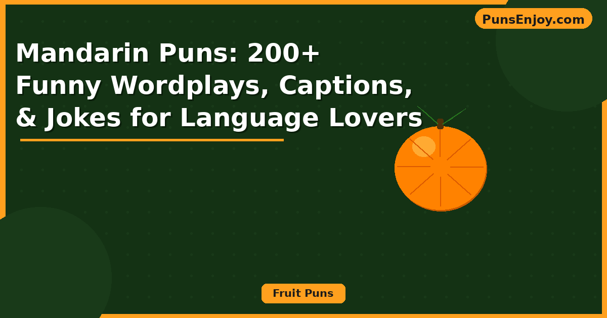 mandarin puns
