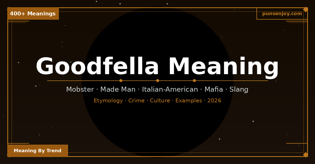 goodfella meaning