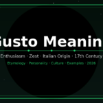 gusto-meaning