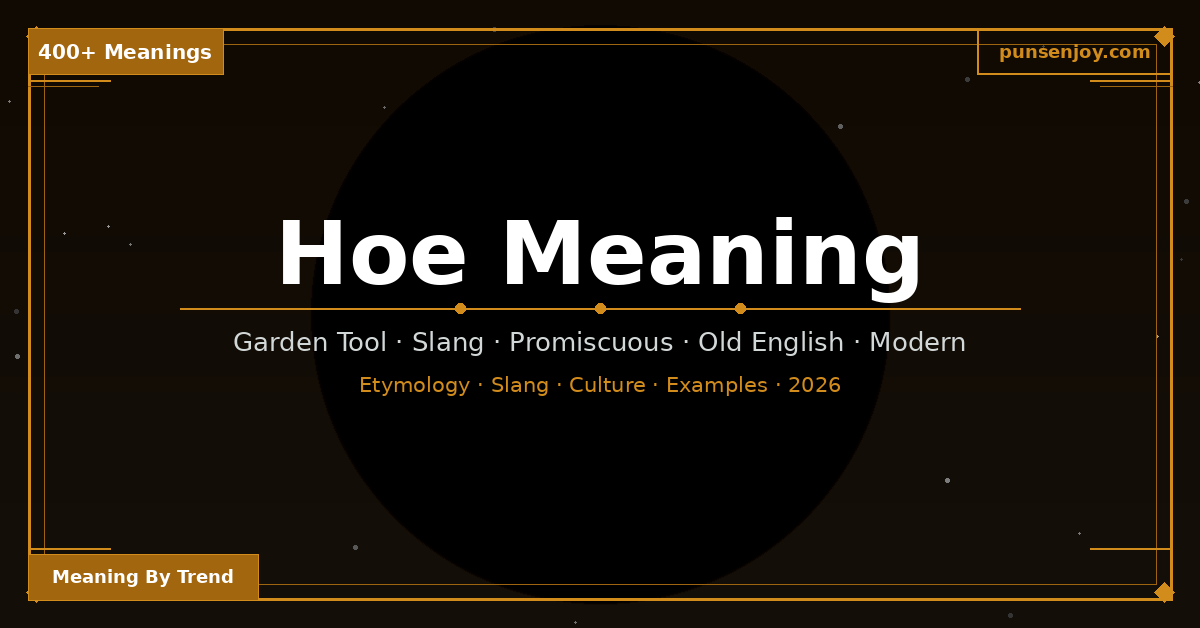 hoe-meaning