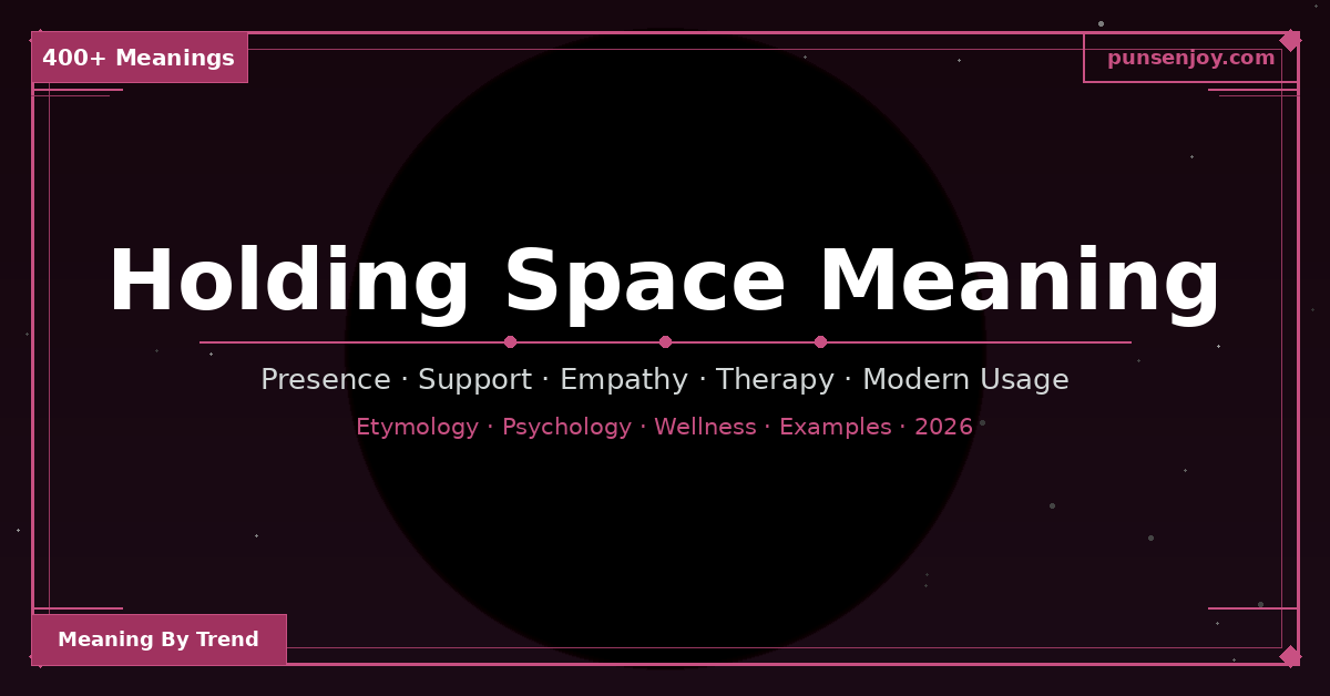 holding space meaning