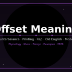 offset-meaning