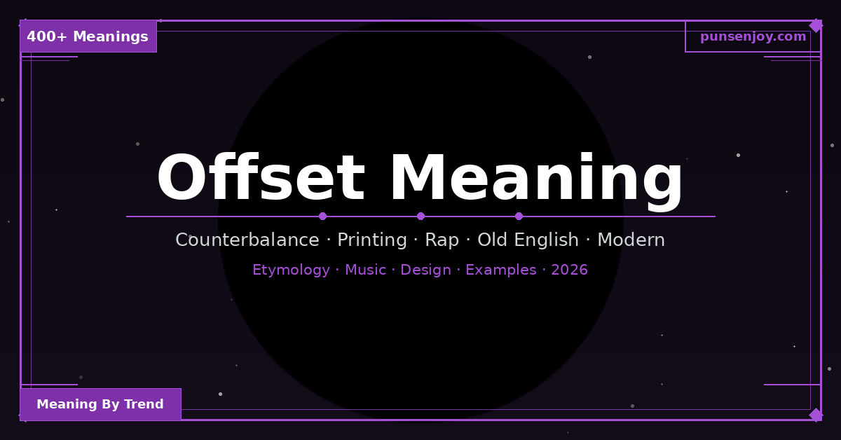 offset-meaning