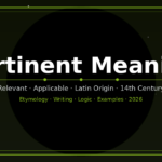 pertinent-meaning