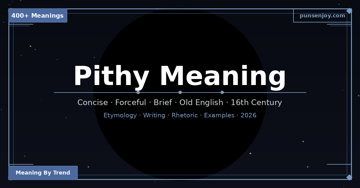 pithy-meaning