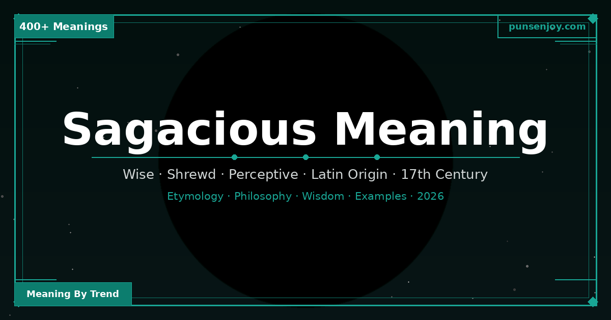 sagacious-meaning