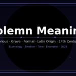 solemn-meaning