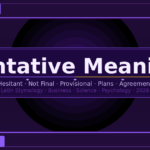 tentative meaning
