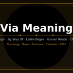 via meaning