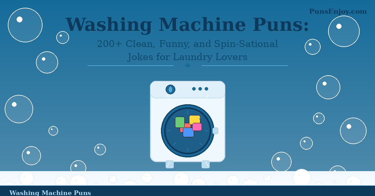 washing machine puns